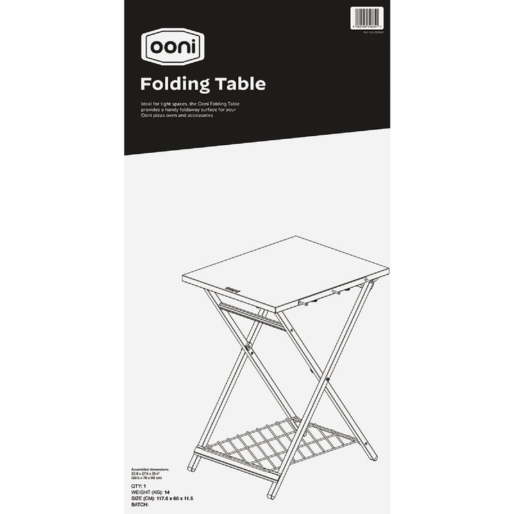 Image of Ooni Folding Pizza Oven Table