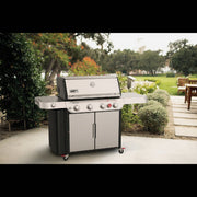 Image of Weber Genesis SPX-435 4-Burner Liquid Propane Gas Grill, Stainless Steel