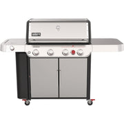 Image of Weber Genesis S-435 4-Burner Liquid Propane Gas Grill, Stainless Steel
