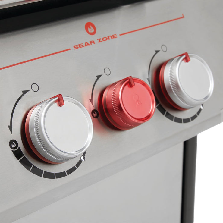 Image of Weber Genesis S-435 4-Burner Liquid Propane Gas Grill, Stainless Steel