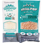 Image of Gold Medal Mega Pop 8 Oz. All Natural White Popcorn Kit (24 Kits)