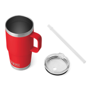 Yeti Rambler 25oz Straw Mug Rescue Red