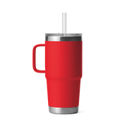 Yeti Rambler 25oz Straw Mug Rescue Red