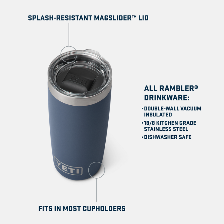 Yeti Rambler 10oz Tumbler Navy