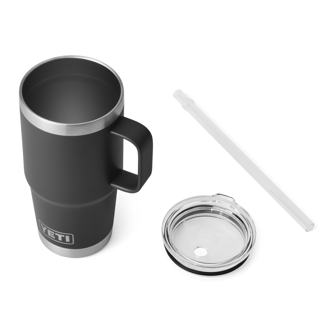 YETI Rambler 25 oz Mug ストローリッド　スライダーリッド付 YETI Rambler 25 oz Straw Mug – Atlanta Grill Company