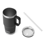 Yeti Rambler 25oz Straw Mug Black