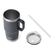 Yeti Rambler 25oz Straw Mug Charcoal