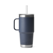 Yeti Rambler 25oz Straw Mug Navy