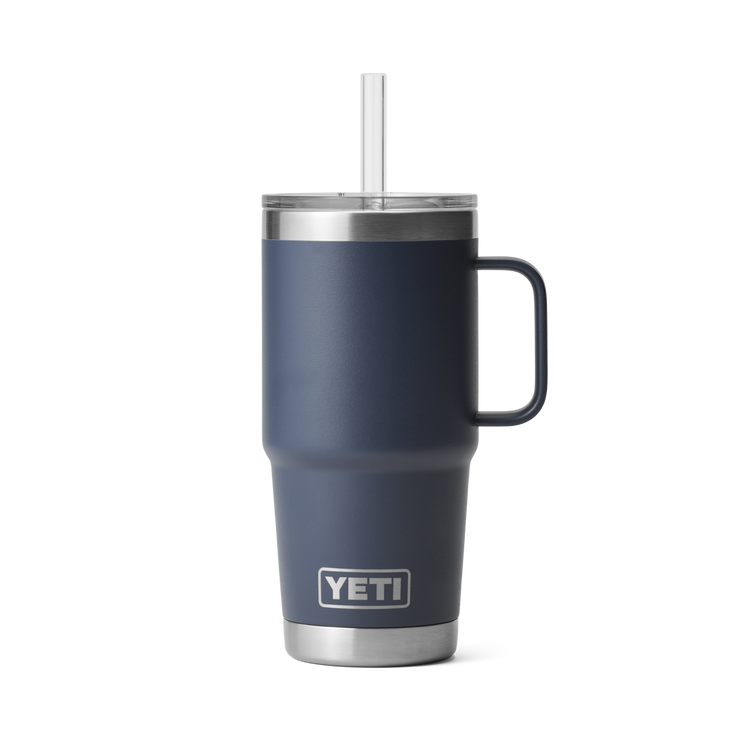 Yeti Rambler 25oz Straw Mug Navy
