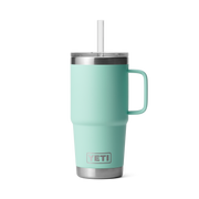 Yeti Rambler 25oz Straw Mug Seafoam
