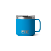 Yeti Rambler 14oz Stackable Mug Big Wave Blue
