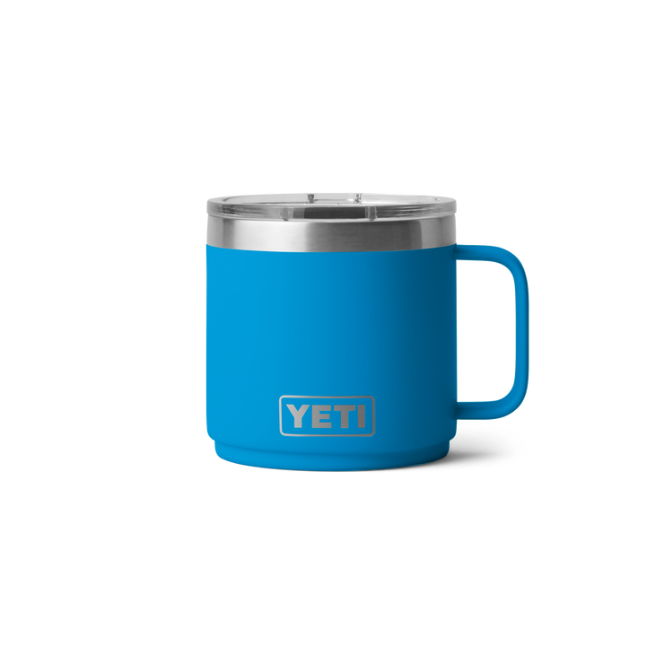 Yeti Rambler 14oz Stackable Mug Big Wave Blue