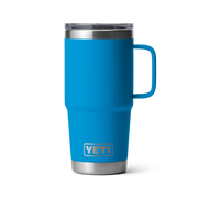 Yeti Rambler 20oz Travel Mug Big Wave Blue