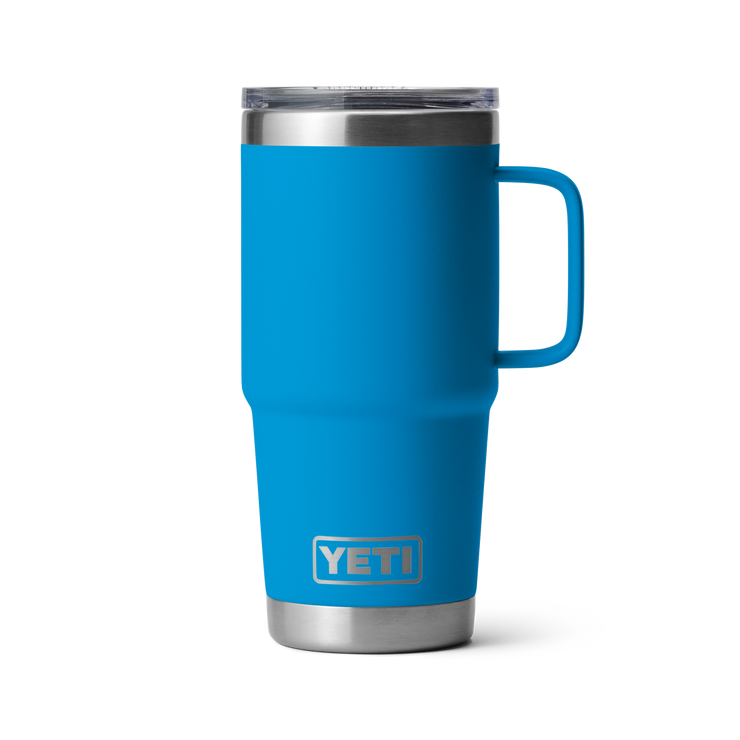 Yeti Rambler 20oz Travel Mug Big Wave Blue