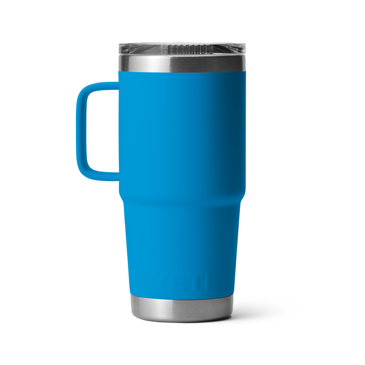Yeti Rambler 20oz Travel Mug Big Wave Blue