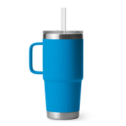 Yeti Rambler 25oz Straw Mug Big Wave Blue