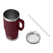 Yeti Rambler 25oz Straw Mug Wild Vine Red
