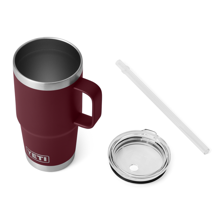 Yeti Rambler 25oz Straw Mug Wild Vine Red