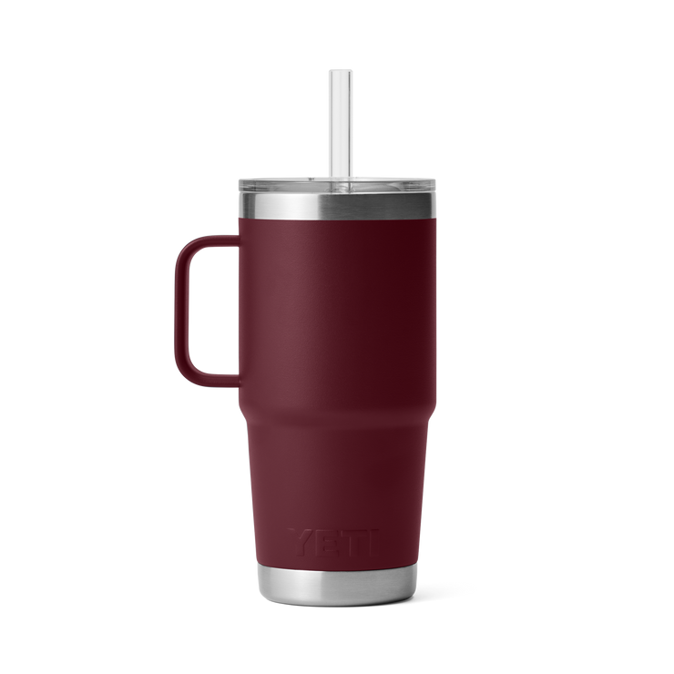 Yeti Rambler 25oz Straw Mug Wild Vine Red