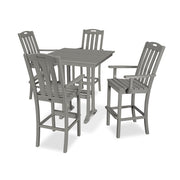 Trex® Outdoor Furniture™ Yacht Club 5-Piece Farmhouse Trestle Arm Chair Bar Set