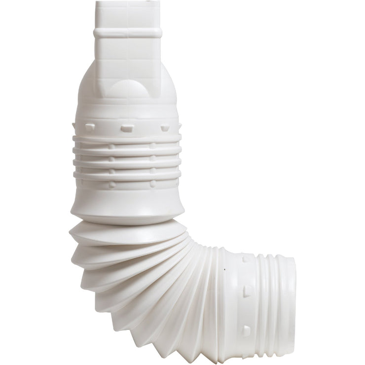 Amerimax Flex-A-Spout 3 In. X 4 In. X 3 In. or 4 In. Downspout Adapter