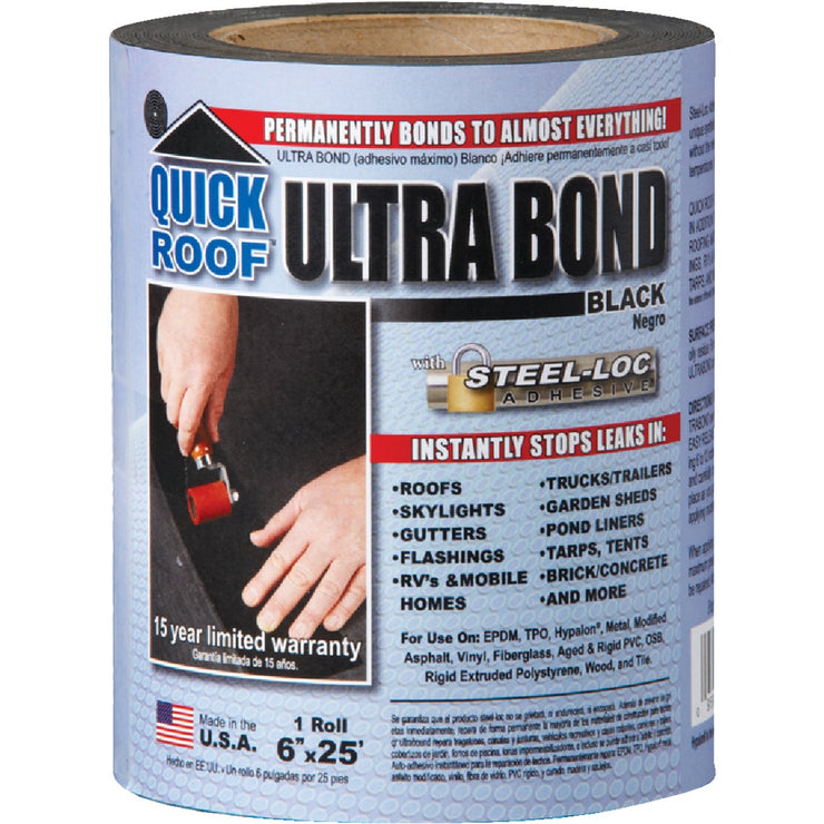 Quick Roof Ultra Bond 6 In. x 25 Ft. Instant Self-Adhesive Roof Repair
