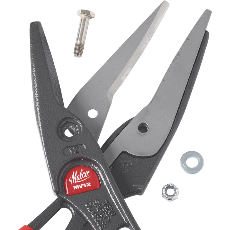 Malco Andy 3 In. High Carbon Steel Straight Snip Replacement Blades