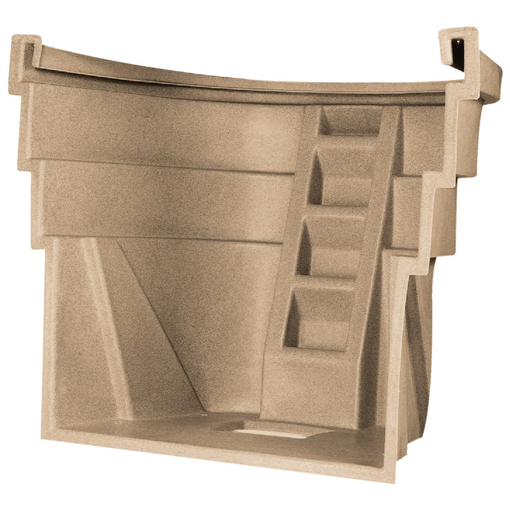 Wellcraft 60 In. x 48 In. Egress UV-Protected Polyethylene Sandstone Window Well