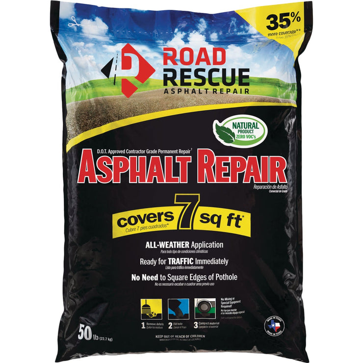 Road Rescue 50 Lb. Blacktop Patch Asphalt Repair