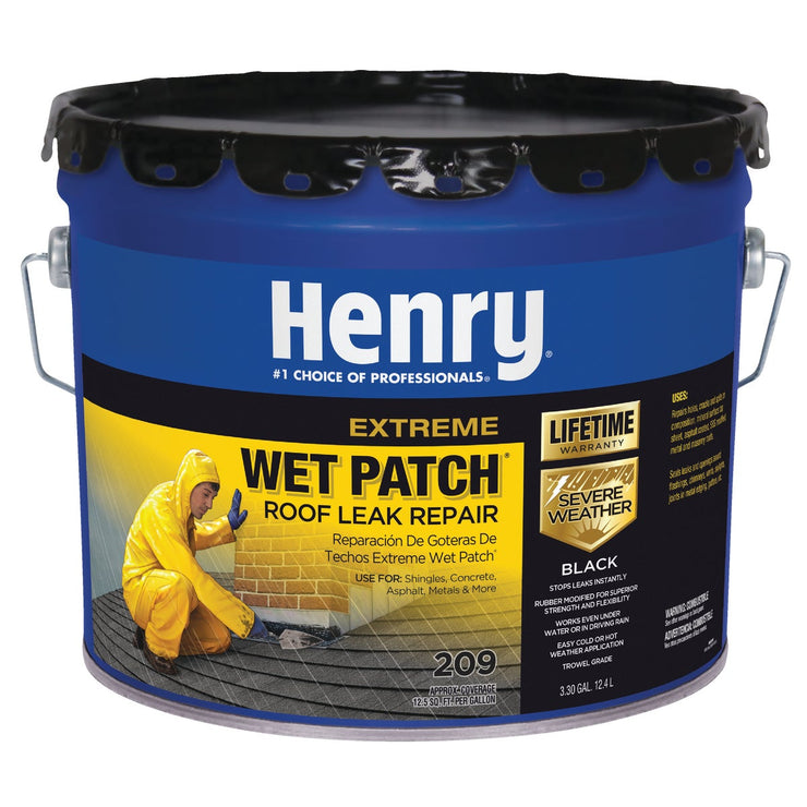 Henry Wet Patch 3.3 Gal. Extreme Roofing Cement & Patching Sealant
