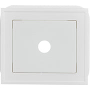 Ply Gem 8-3/16" x 8-3/16" White Vinyl Mounting Blocks