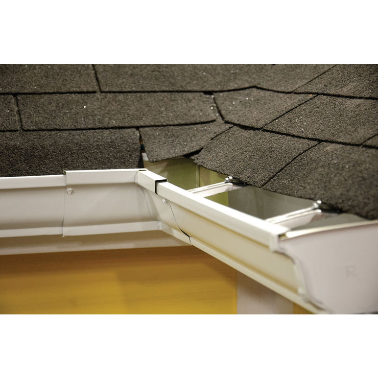 Spectra Metals 5 In. x 10 Ft. K-Style White High Tensile Aluminum Gutter
