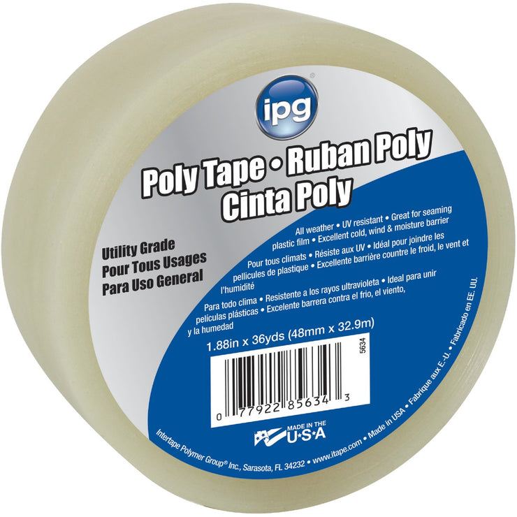 IPG 2 In. x 108 Ft. 9 mil Clear Sheeting Tape