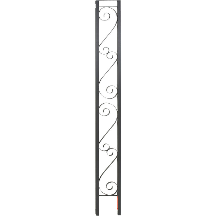 Gilpin Windsor 10-1/2 In. x 8 Ft. Wrought Iron Railing Flat Iron Ornamental Column