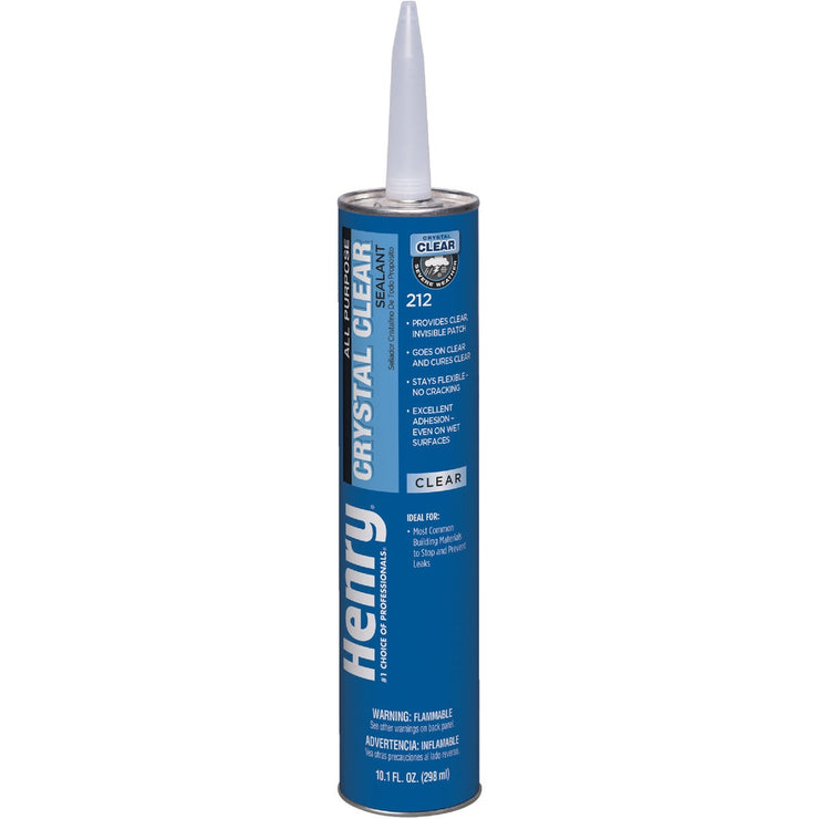 Henry 10.1 Oz. Crystal Clear Roof Cement and Patching Sealant