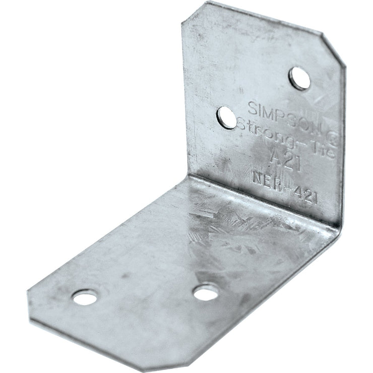 Simpson Strong-Tie 2 In. x 1-1/2 In. x 1-3/8 In. Galvanized Steel 18 ga Reinforcing Angle