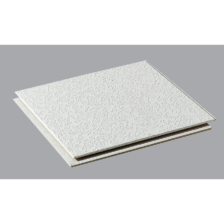 BP Silencio Cambray 12 In. x 12 In. White Wood Fiber Nonsuspended Ceiling Tile (32-Count)