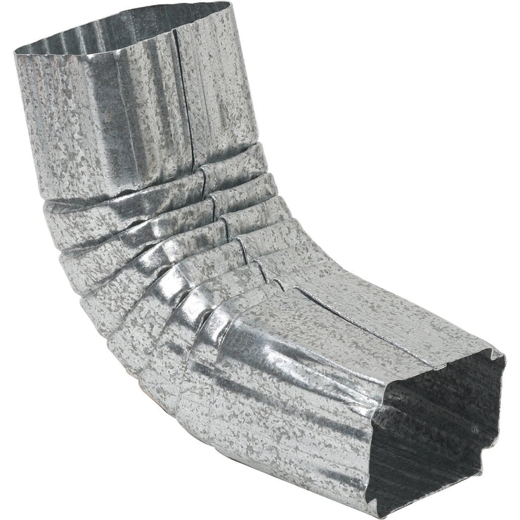 Amerimax 2 x 3 In. Galvanized Galvanized Front Downspout Elbow
