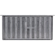 Air Vent 8 In. x 16 In. Aluminum Manual Foundation Vent with Sliding Damper and Lintel