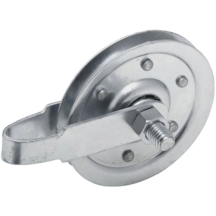 Prime-Line 3 In. Dia. Pulley with Strap and Axle Bolt