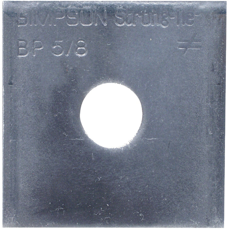 Simpson Strong-Tie 5/8 in. x 2-1/2 in. x 1/4 in. Steel Uncoated Bearing Plate