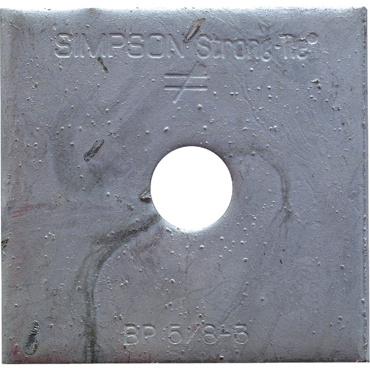 Simpson Strong-Tie 5/8 in. x 3 in. Steel Uncoated Bearing Plate