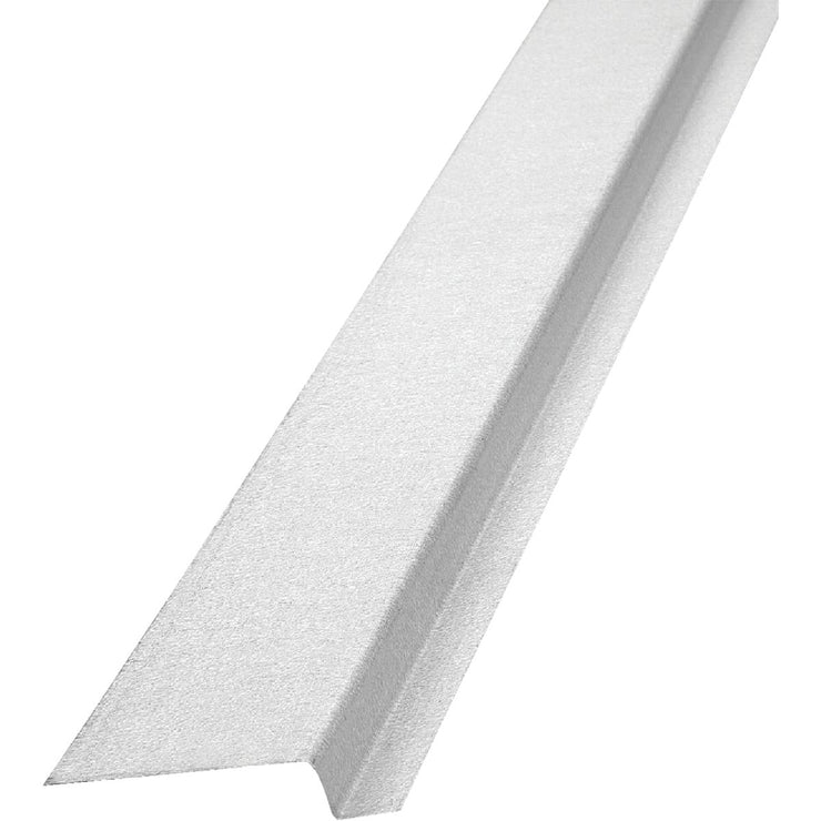 NorWesco 3/8 In. x 1/2 In. x 2-1/8 In. x 10 Ft. Mill Galvanized Ply Edge Z-Style Flashing