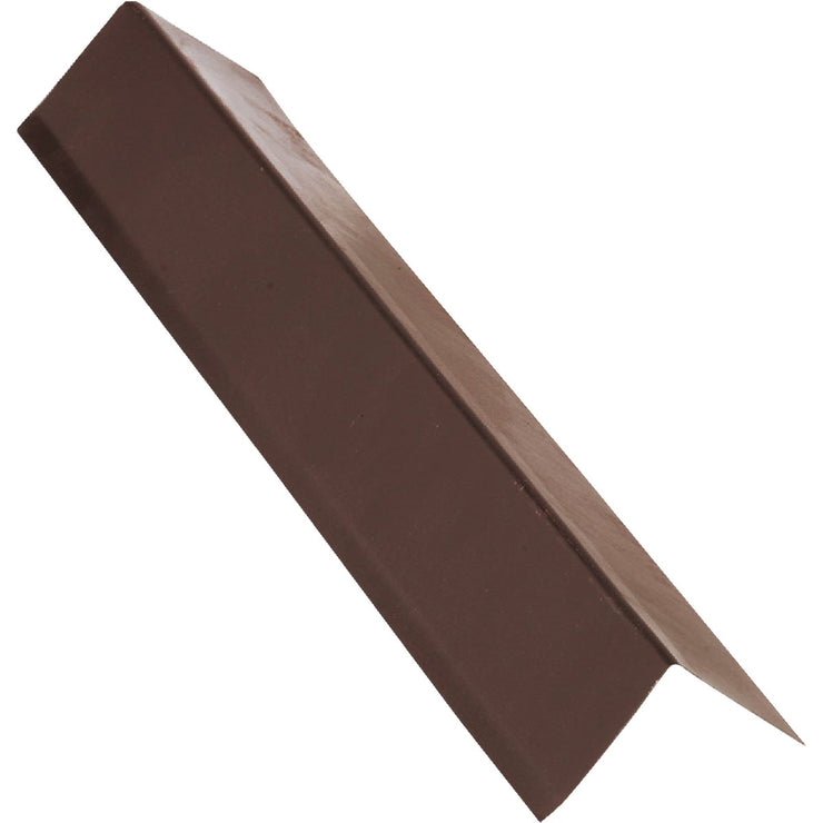 NorWesco A 2 In. X 3 In. Galvanized Steel Roof & Drip Edge Flashing, Brown