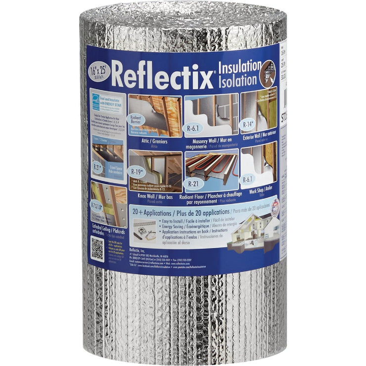 Reflectix 16 In. x 25 Ft. Staple Tab Reflective Insulation