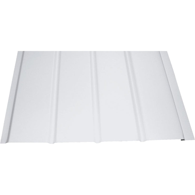 Klauer 16 In. White Solid Aluminum Soffit