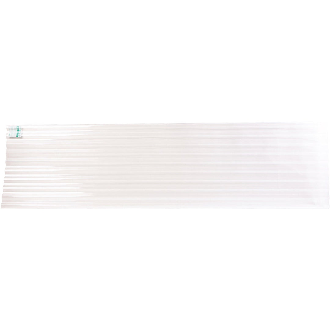 Tuftex PolyCarb 26 In. x 8 Ft. Clear Square Wave Polycarbonate