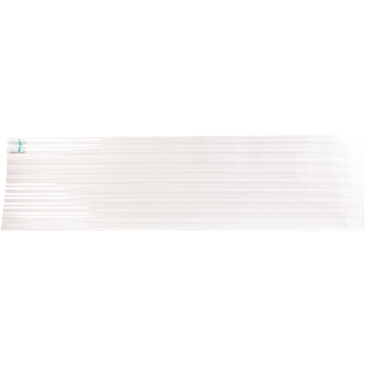 Tuftex PolyCarb 26 In. x 8 Ft. Clear Square Wave Polycarbonate Panels