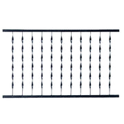 Gilpin Windsor Plus 32 In. H. x 6 Ft. L. Wrought Iron Railing