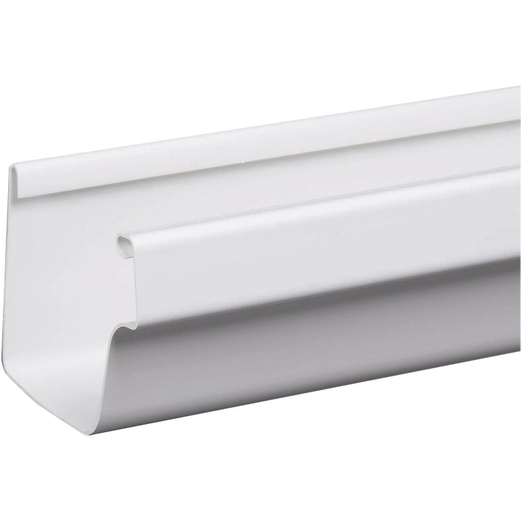 Amerimax 5 In. Traditional K-Style White Vinyl Gutter 10 Ft